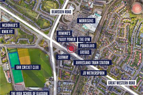Retail property (high street) for sale, 1588-1612 Great Western Rd Glasgow G13 1HQ
