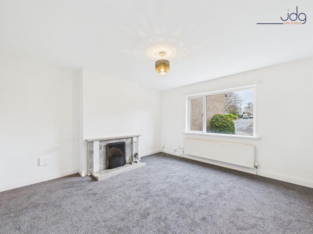 Living Room with feature fireplace