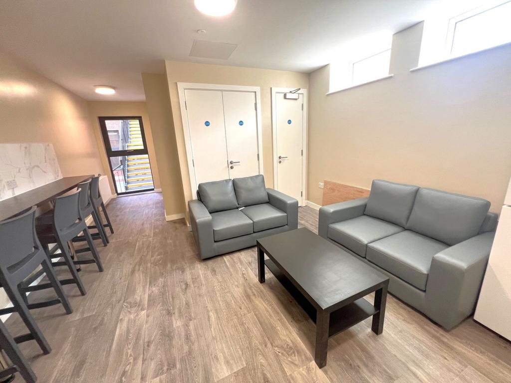 Modern and inviting living space with comfortab...