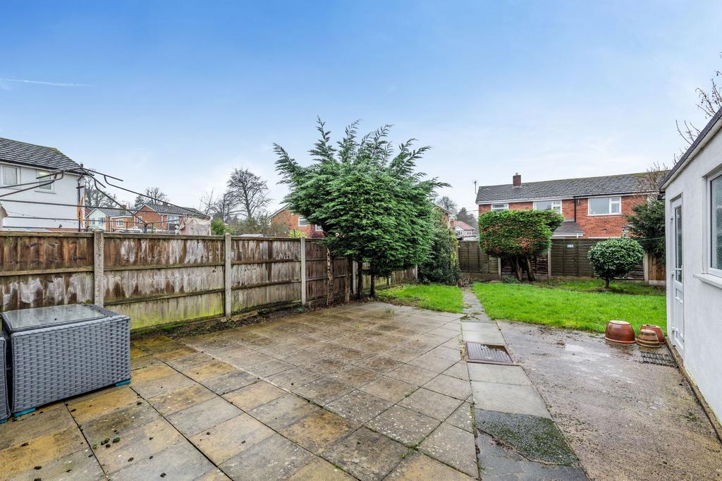Rear garden