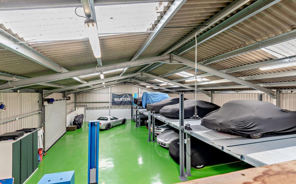 Inside Shed