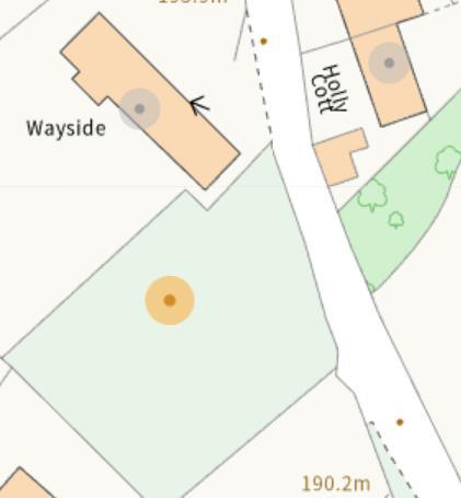 Site plan showing house and land over the road.png