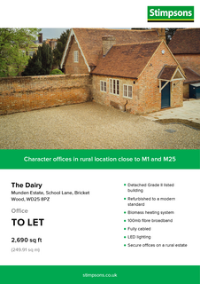 Office to rent, Munden Estate St Albans AL2 3XT