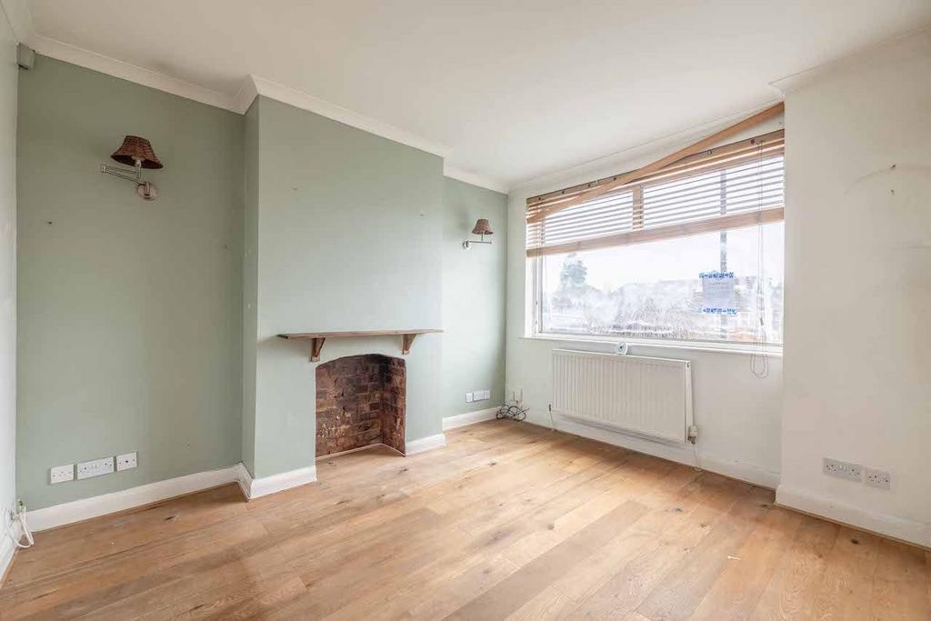 Living room, fireplace
