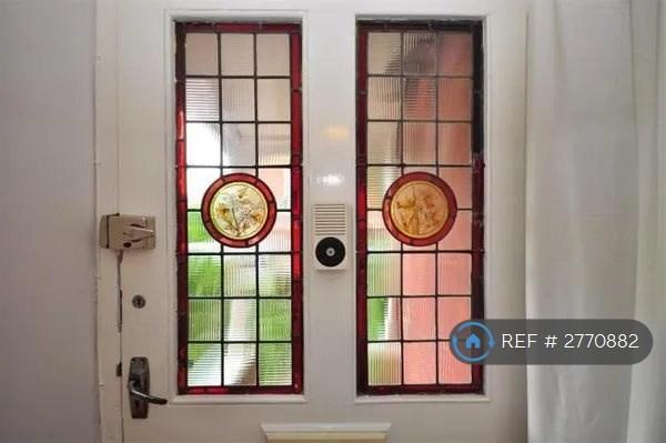 Front Door Original Stained Glass