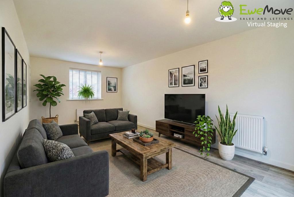 Virtual Staging Lounge - Ewe Move Swindon South