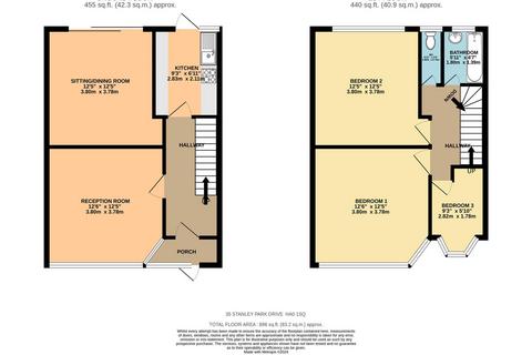 3 bedroom terraced house to rent, Stanley Park Drive, Wembley