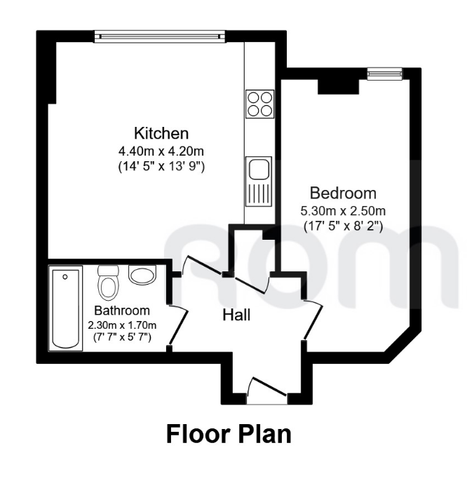 1 bed vantage house,