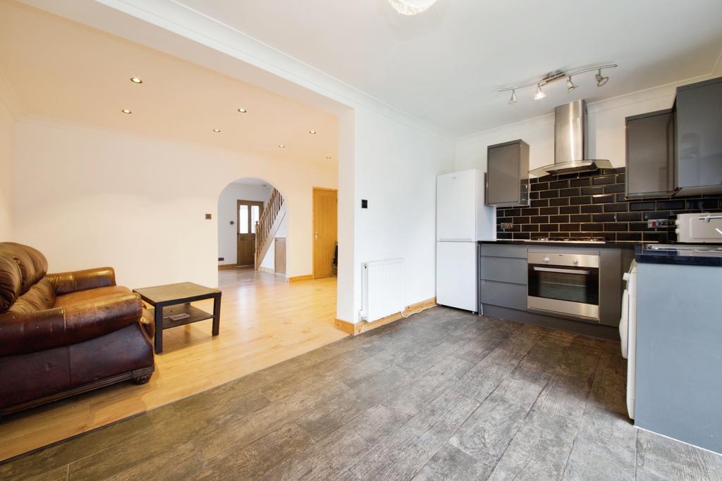 Open-plan living area, open plan living