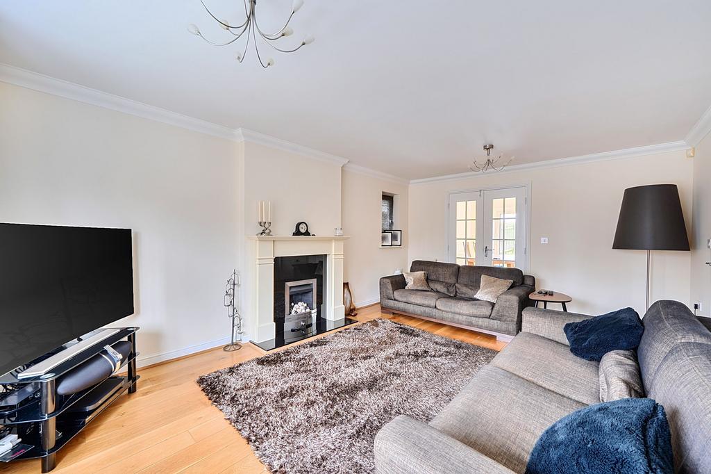 Living room, fireplace