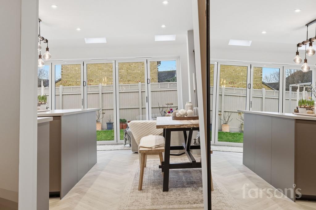 Open-plan living area, open plan living