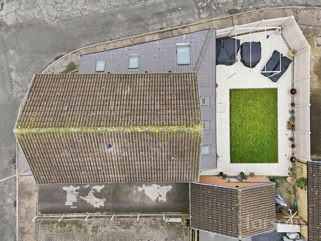 Aerial view, land