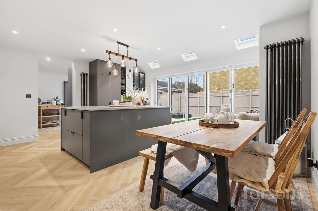 Open-plan living area, open plan living
