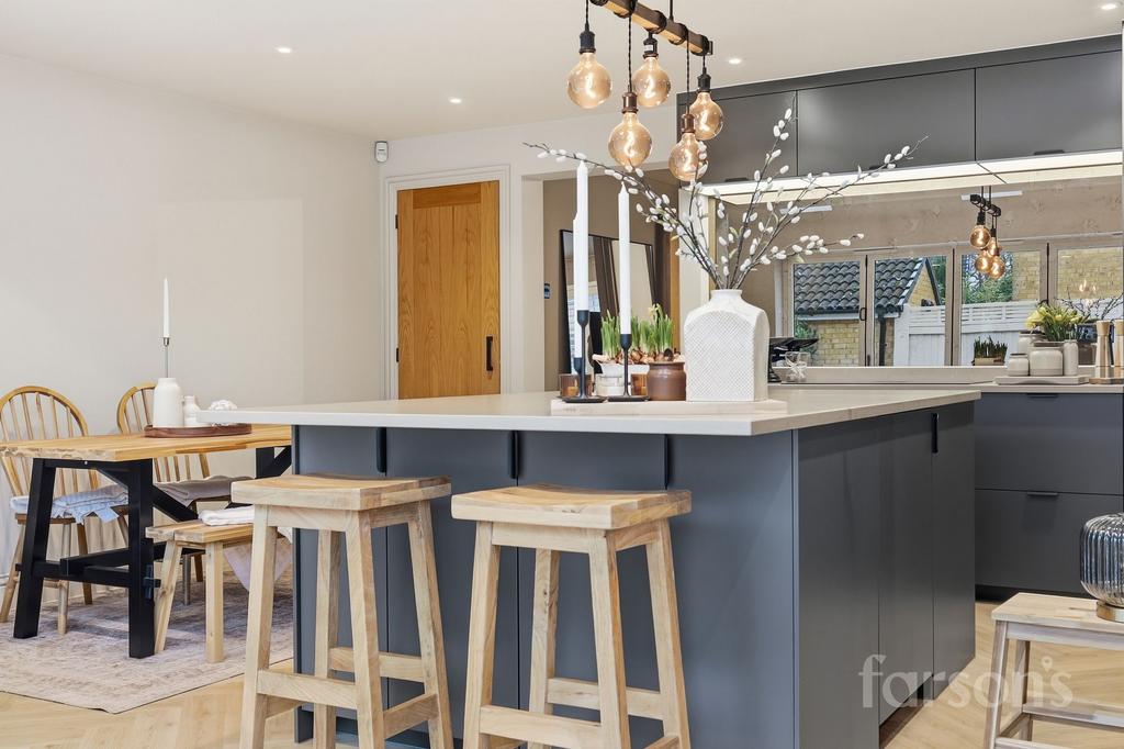 Open-plan living area, open plan living