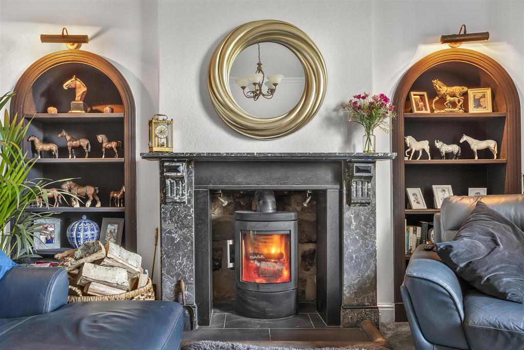 Living Room Fireplace & Stove