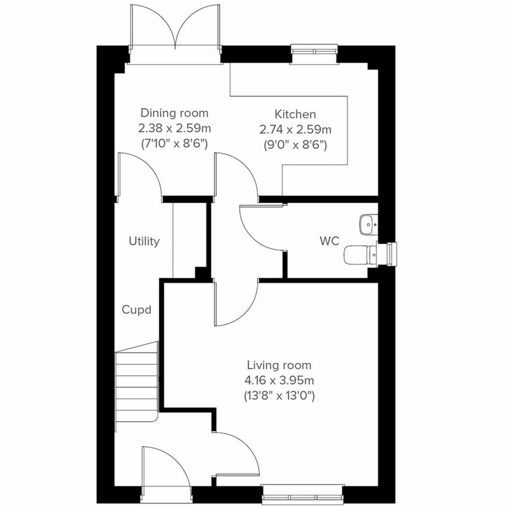 Ground floor floorplan