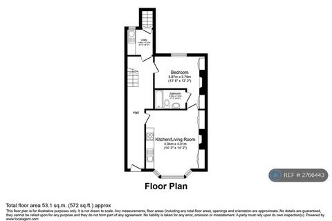 1 bedroom flat to rent, Bateman Street, Cambridge, CB2