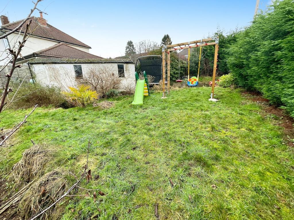 Garden Area and Garage
