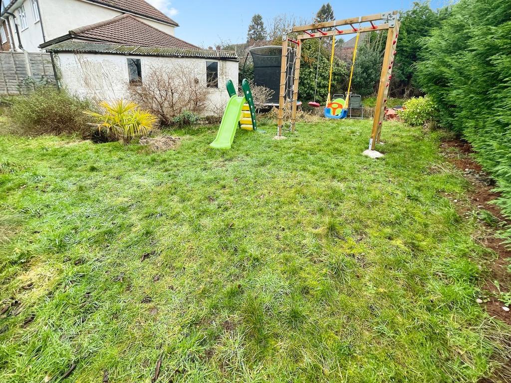 Garden Area and Garage