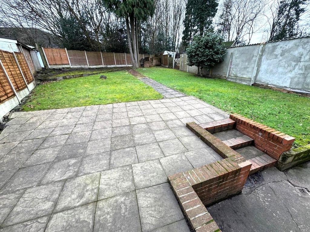 Rear patio