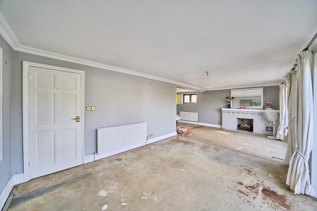 Living room, fireplace