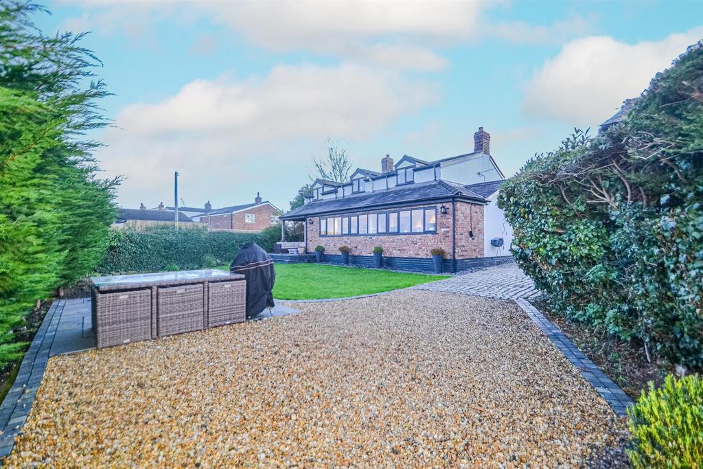 Driveway, Garden &amp; Rear Elevation