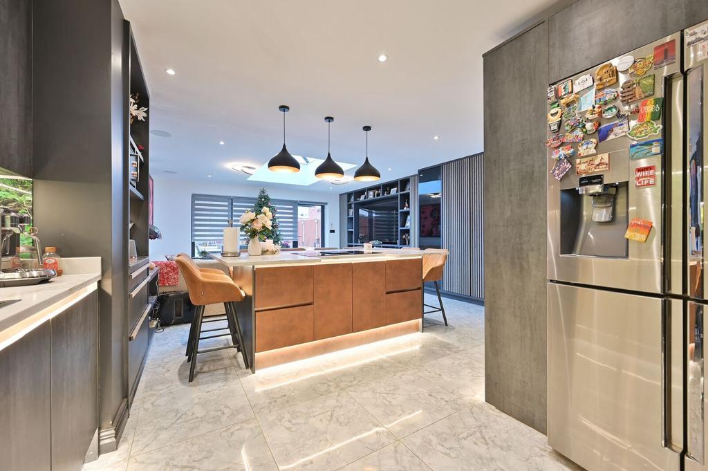 Open-plan living area, open plan living