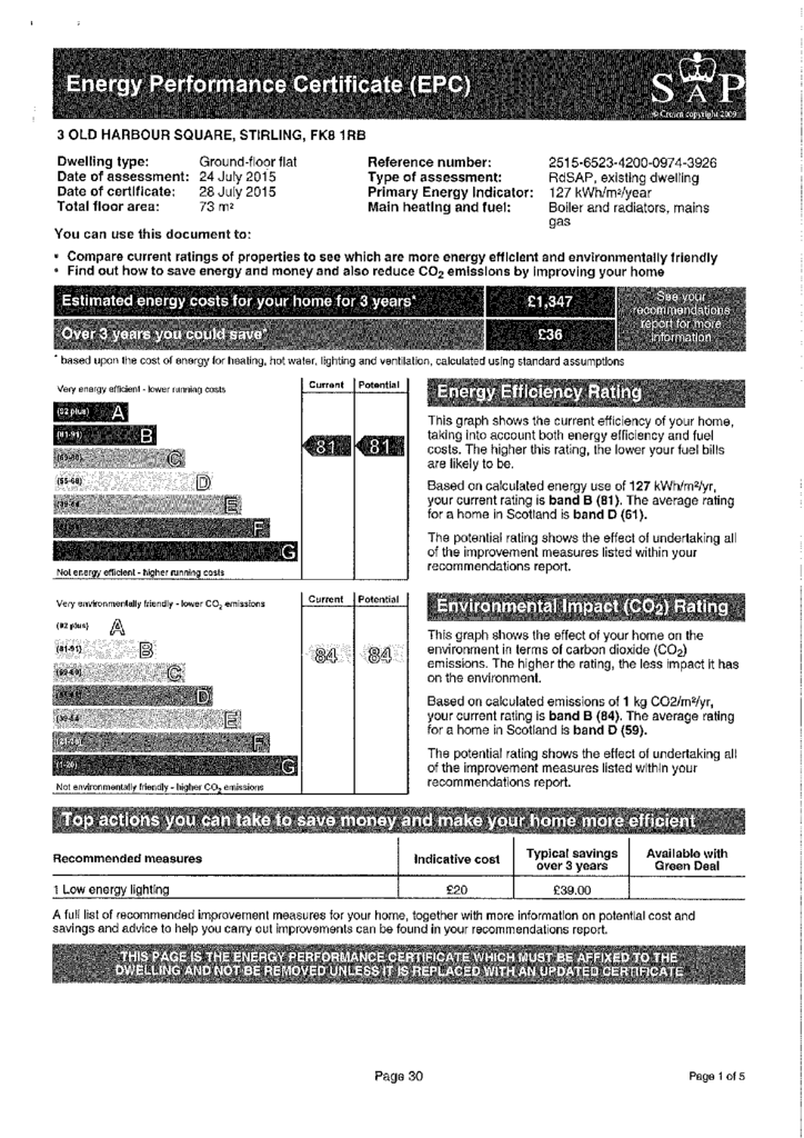 EPC Certificate