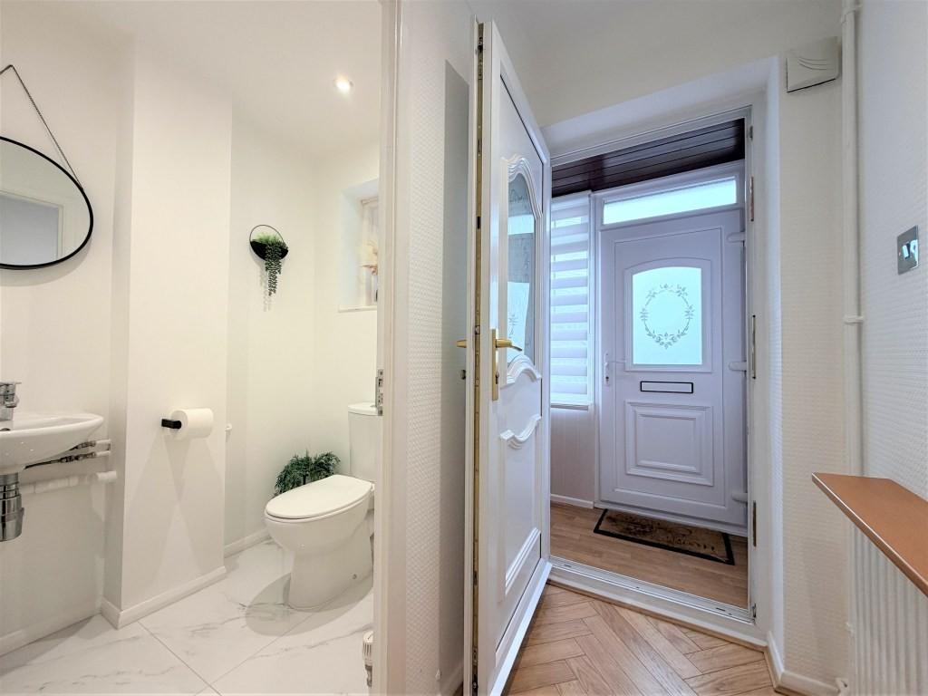Hallway and cloakroom