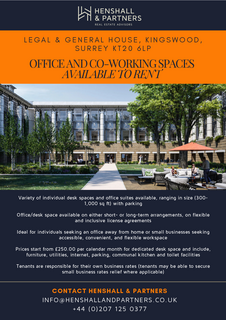 Office to rent, St Monicas Rd Tadworth KT20 6EU
