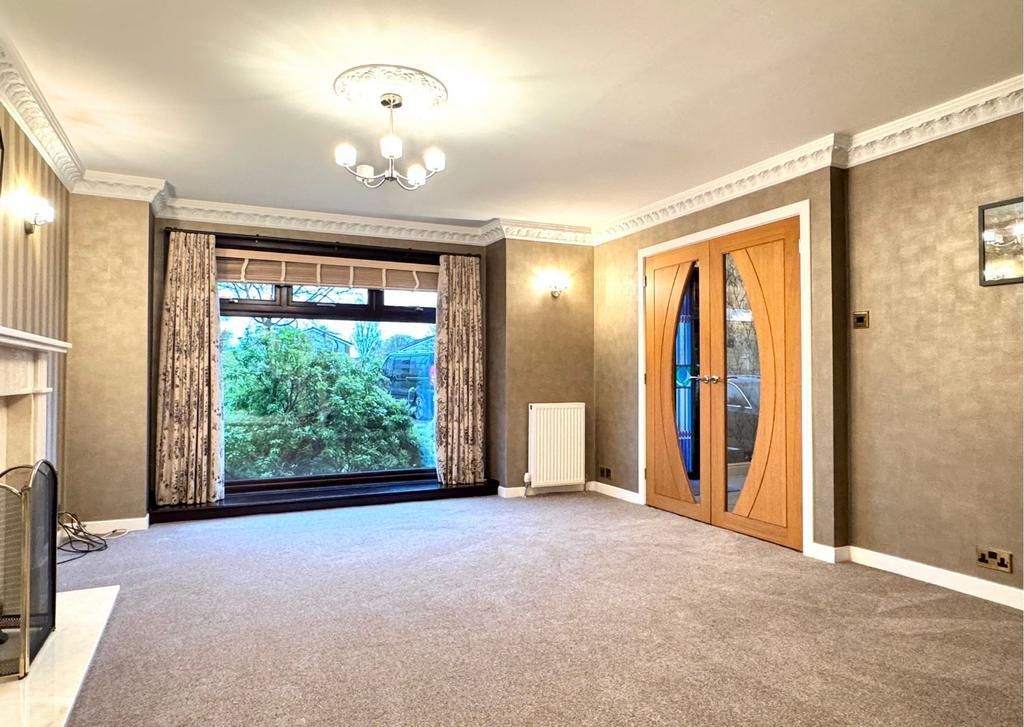 Lounge with newly fitted carpet