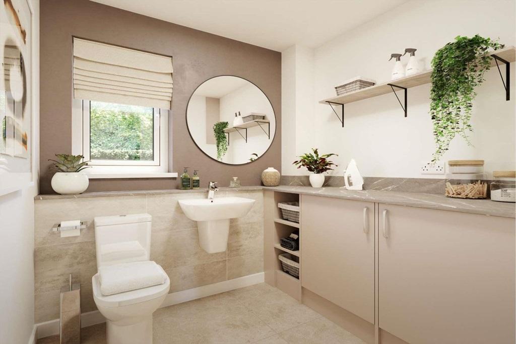 Combined utility cloakroom for convenience