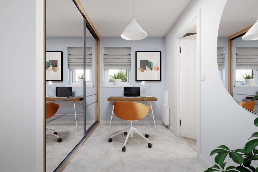 Your own dedicated space for wardrobes and to...
