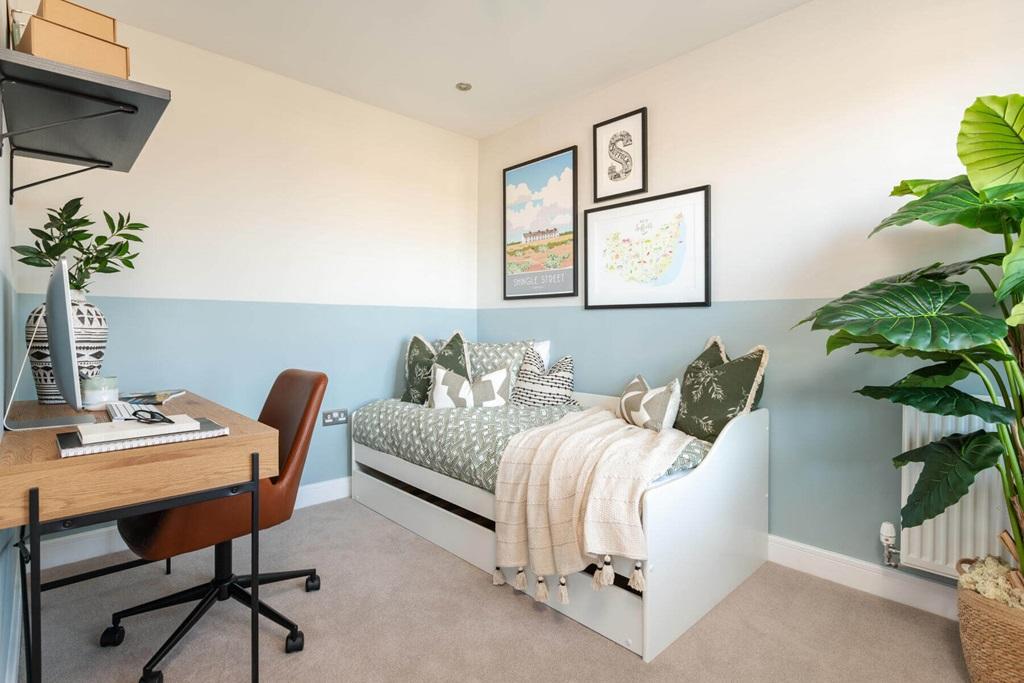 A bedroom could also be used as a nursery or...