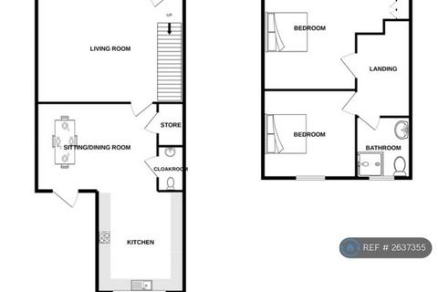 2 bedroom terraced house to rent, Bromfield Avenue, Manchester, M9