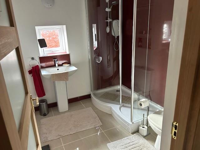 Downstairs shower room