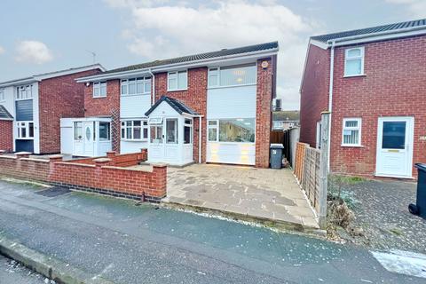 3 bedroom semi-detached house for sale, Braemar Close, Leicester, Leicestershire, LE4 7PL