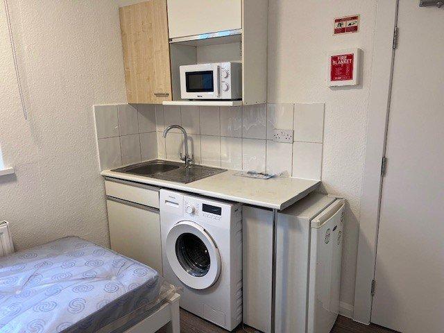 Studio apartment interior, studio