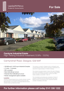 Warehouse to rent, Camelon St Glasgow G32 6AF