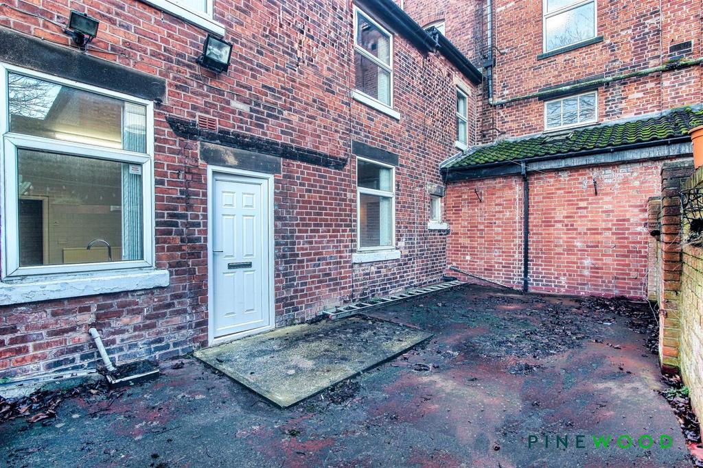 Rear courtyard