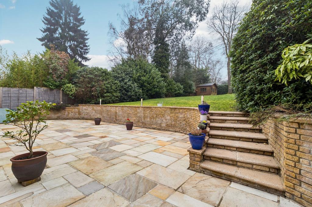 Patio view, garden