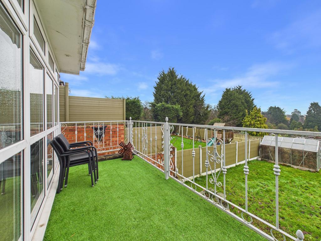 Raised Terrace off Conservatory