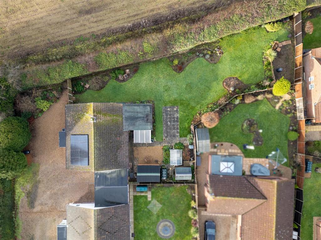 Drone image above