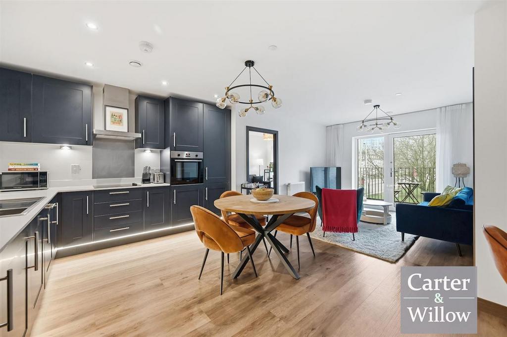 Open plan kitchen