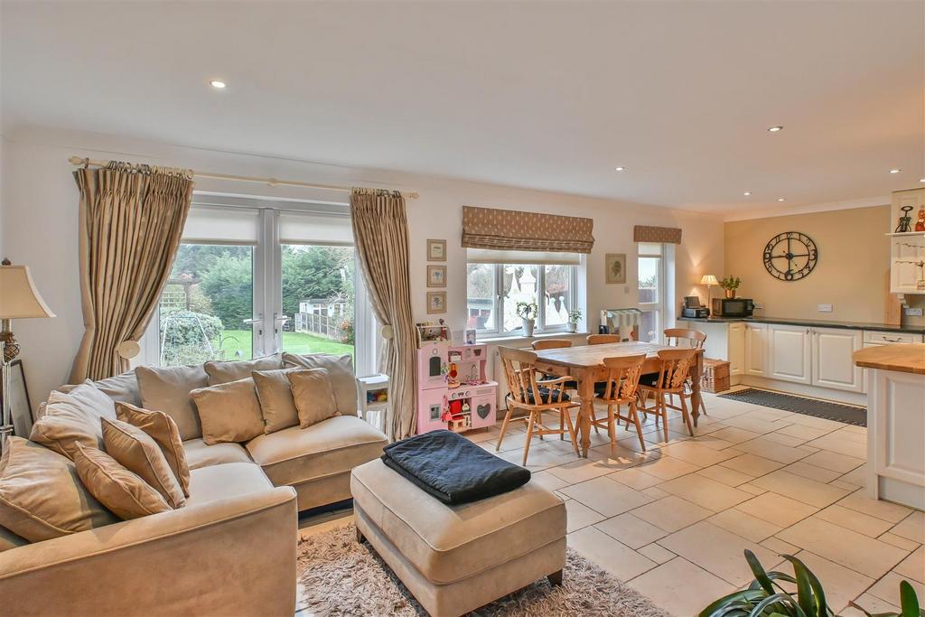 Open-plan living area, open plan living