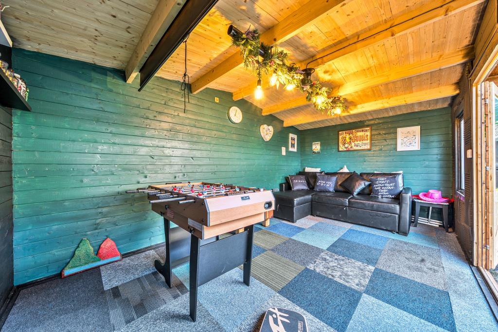 Games Room in Outbuilding