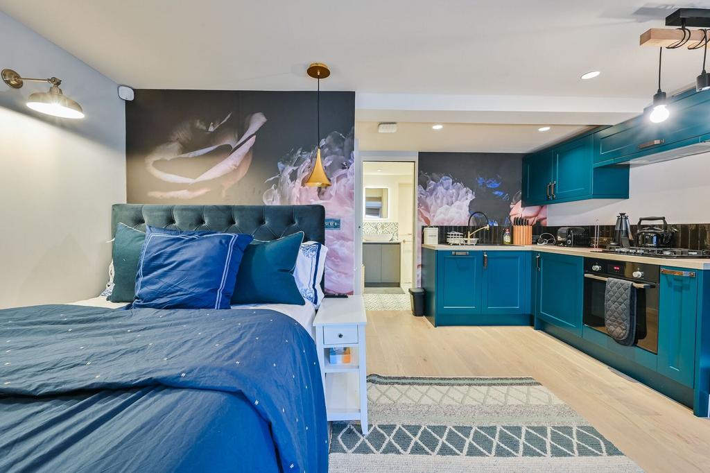 Open-plan living area, open plan living
