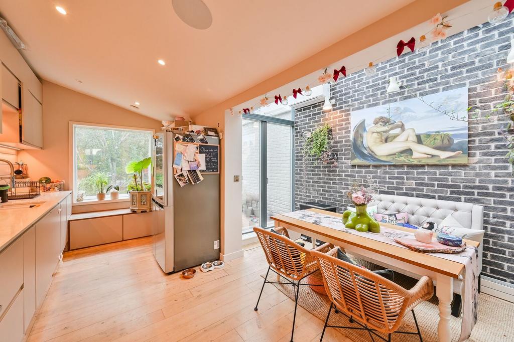 Open-plan living area, open plan living
