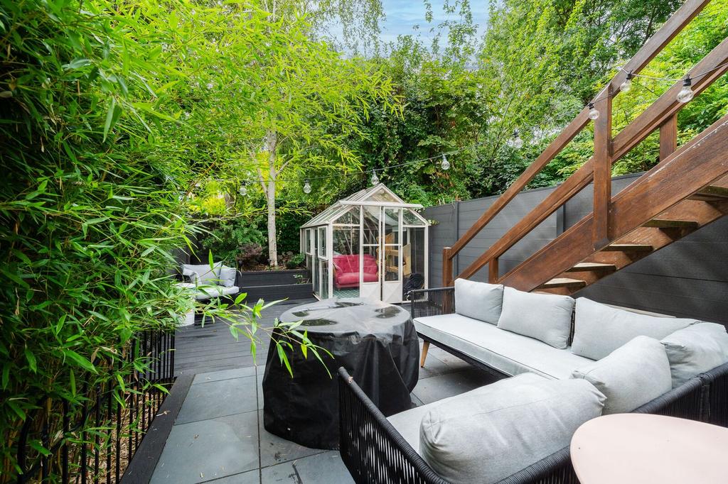 Patio view, garden