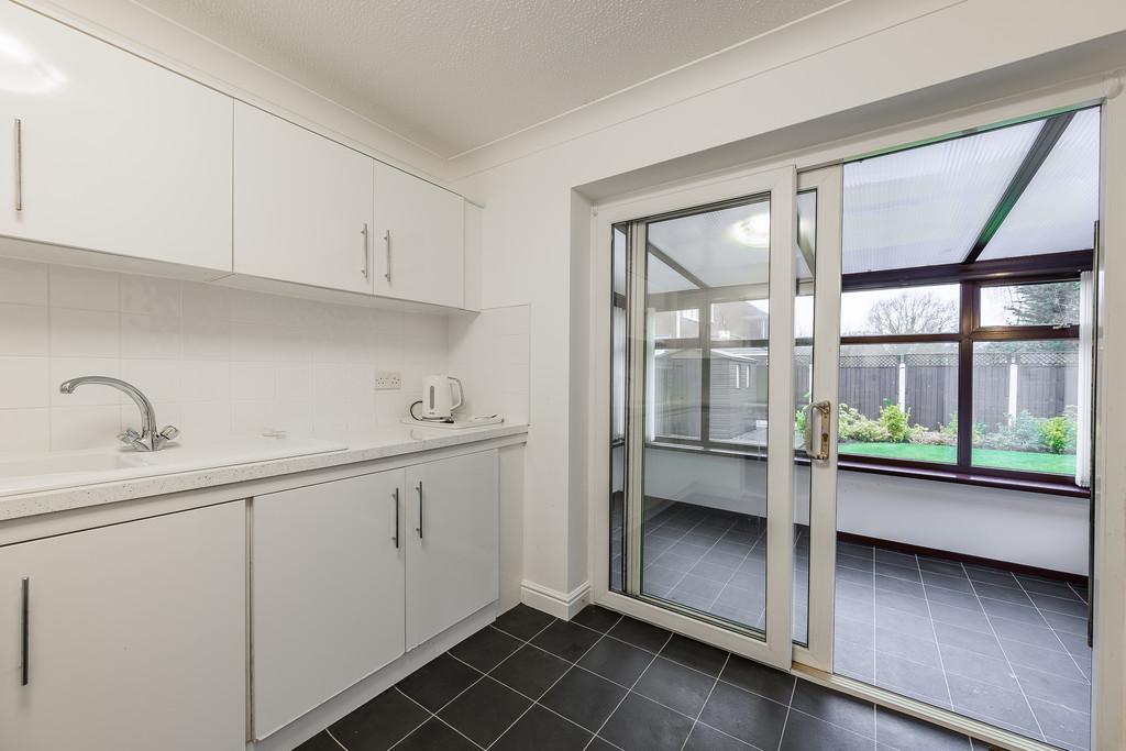 Kitchen through to Conservatory